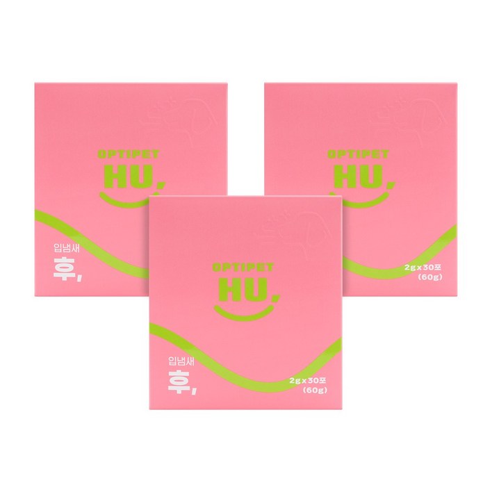 옵티펫 반려동물 영양제, 30회분, 구강치석관리, 3개