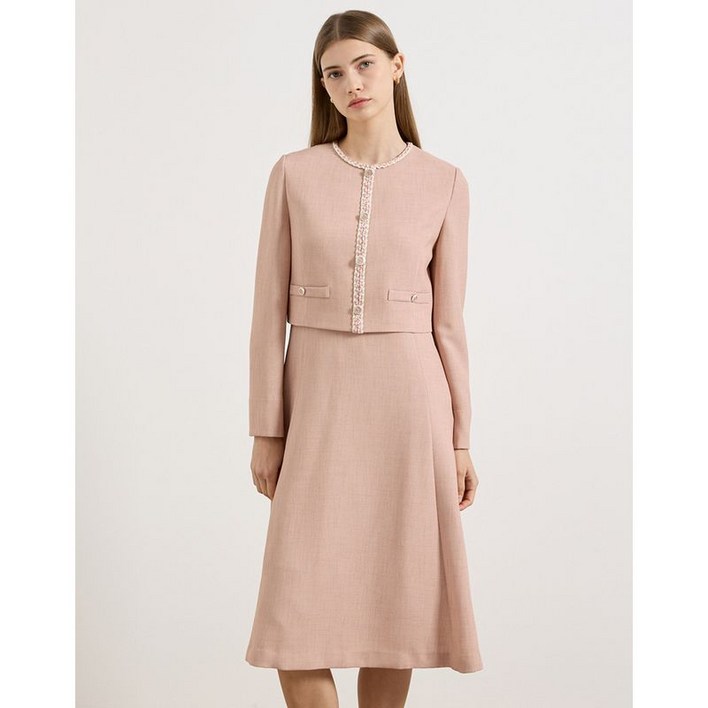 레노마레이디 자켓형 A라인 정장 원피스-CF11OP010