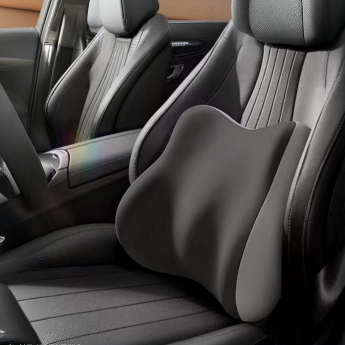 보담다 차량용 등받이쿠션 메모리폼 허리쿠션