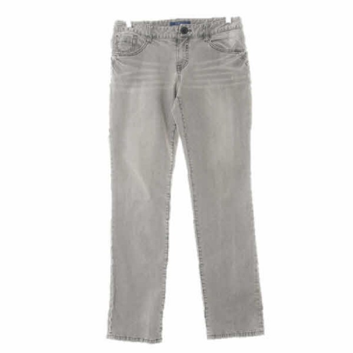 4167 톰보이 그레이 데님 워싱스트레이트진