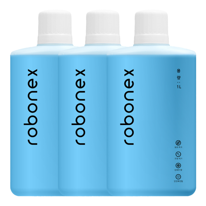 로보락 호환 세제 로봇청소기 클리너 세척액 1L 다이너 컴퍼니, 단일상품, 3개
