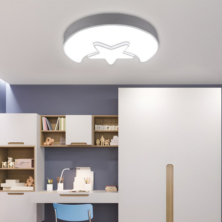 연하 문인스타 방등 천장등 조명 LED50W 주광색 인테리어 플리커프리, 화이트