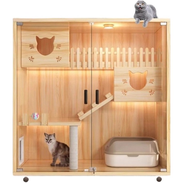 Shutsch 캣타워 캣휠 캣폴 고양이용품 고양이침대 해먹 미니 원목 안전캣타워 고양이아파트, 1개, 대리석패턴