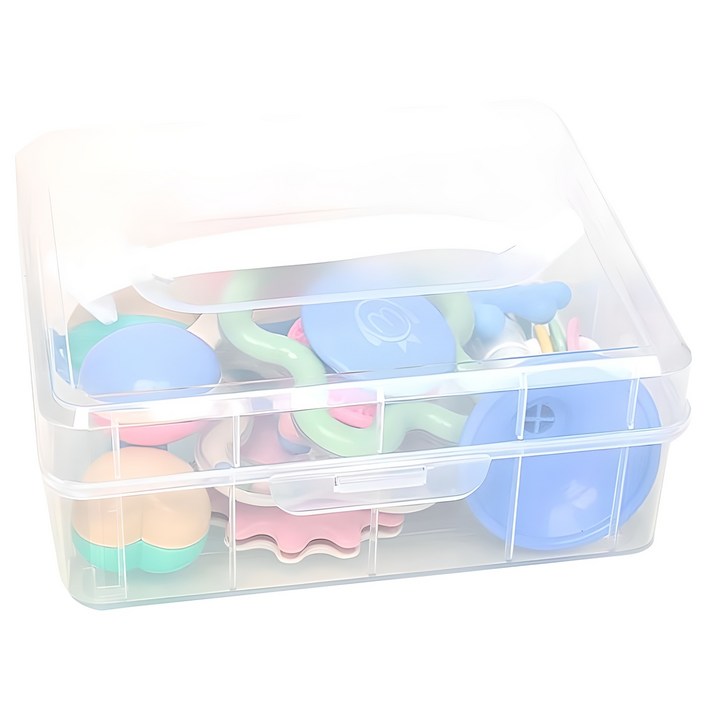 베이비붐 회전 딸랑이 7종, 혼합색상, 1세트