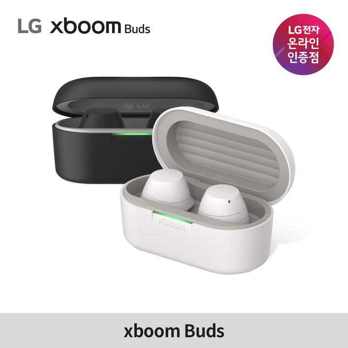 LG전자 엑스붐 버즈 XBOOM BUDS  무선 블루투스 이어폰 TWS, 멀티 페어링, 생활 방수, 그래핀 드라이버, 블랙A225