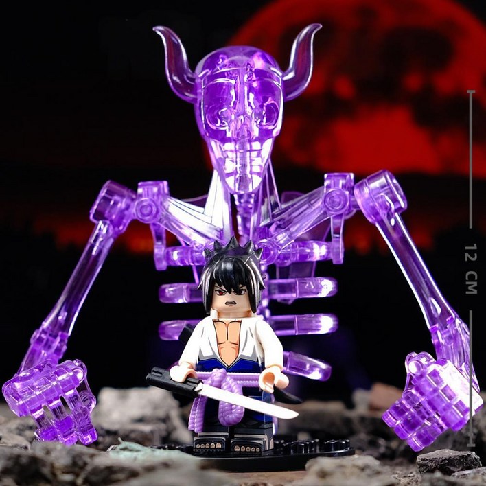 나루토 보루토 스사노오 우치하사스케 우치하마다라 오오츠츠키인드라 하타케카카시 4종 미니피규어 미니블럭 호환블럭