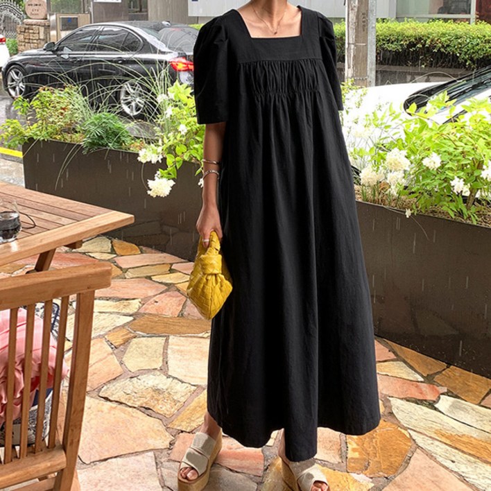 배꼽 D1146 두토프 빅사이즈여성 여름 롱원피스 44120