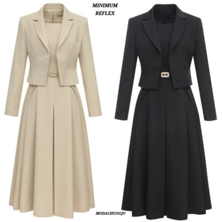 미니멈 MD 자켓 원피스 페미닌 투피스 셋트  MD MYAAWO1250 MCJ