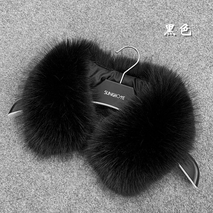 Coslume 여우 모피 코트 퍼 탈부착 패딩 점퍼 카라 털 칼라 단품