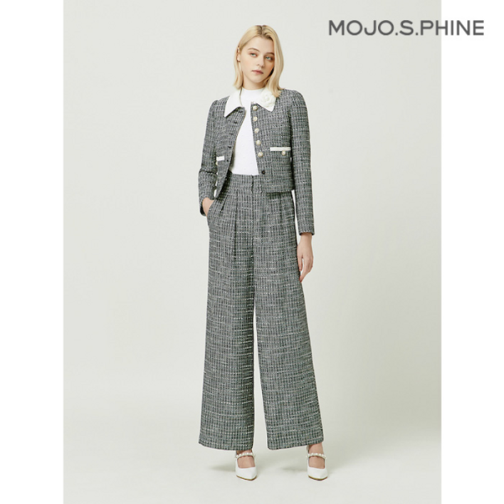 모조에스핀 팬시 롱 와이드 팬츠 NYJ231MSA106 138157