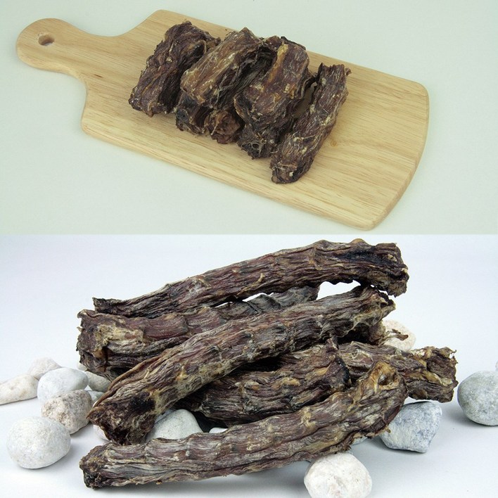 잘먹개 강아지 수제간식, 대용량 오리 통목뼈 500g, 1개, 500g, 절단오리목뼈