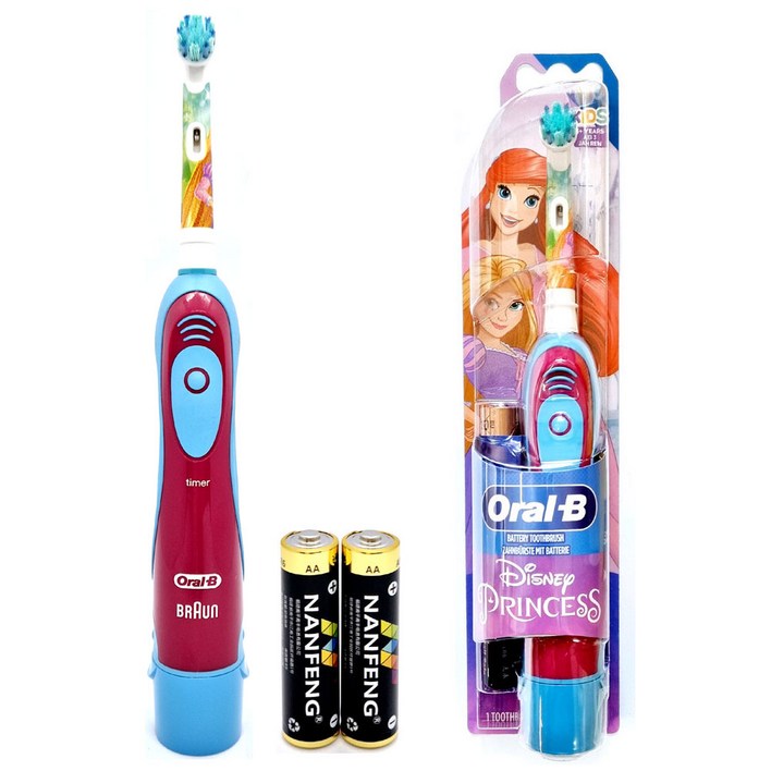 오랄비 스테이지스 파워 어린이 진동칫솔 배터리식 프린세스