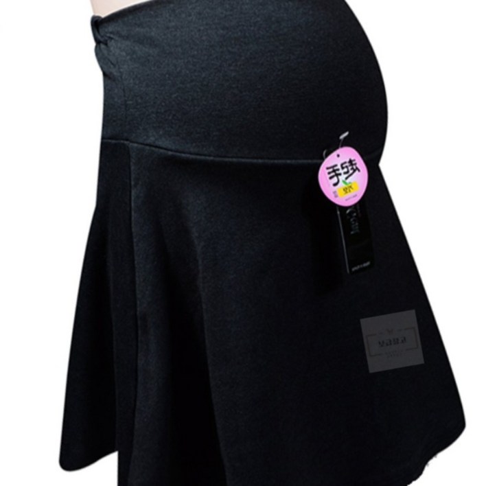 보급창고2호점 임부 기모 복대형 플레어 치마 치마바지레깅스