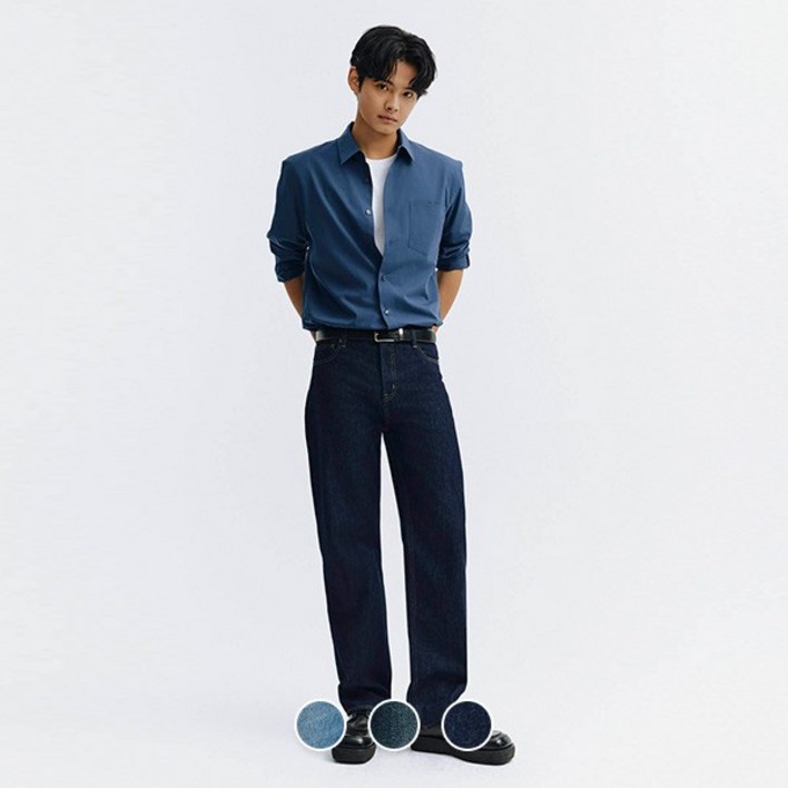 지오다노 114943 MW 스트레이트 데님 2371974