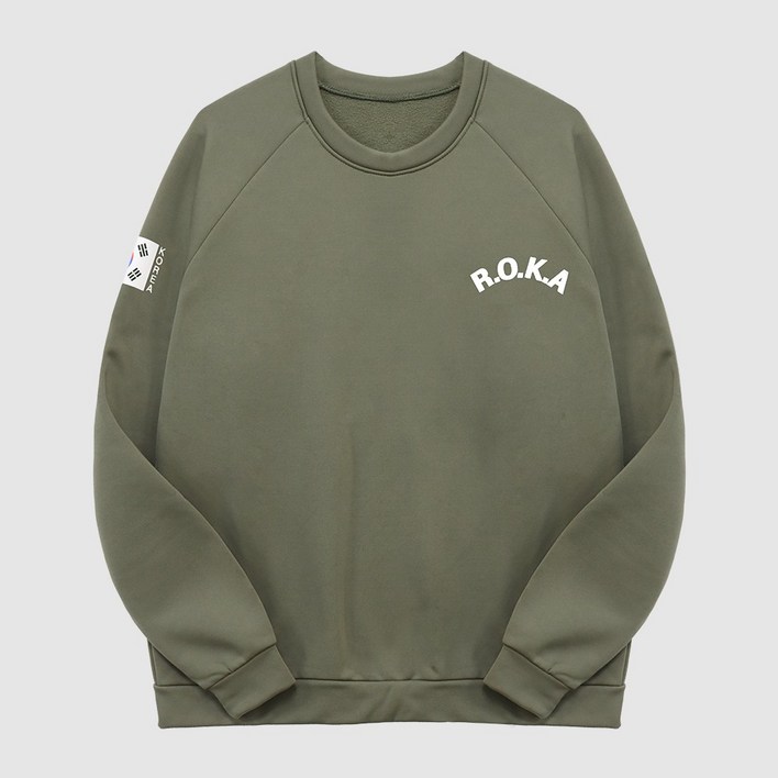 국산 발열 맨투맨 로카티 육군 ROKA 기모 긴팔티 군인 군대 티셔츠