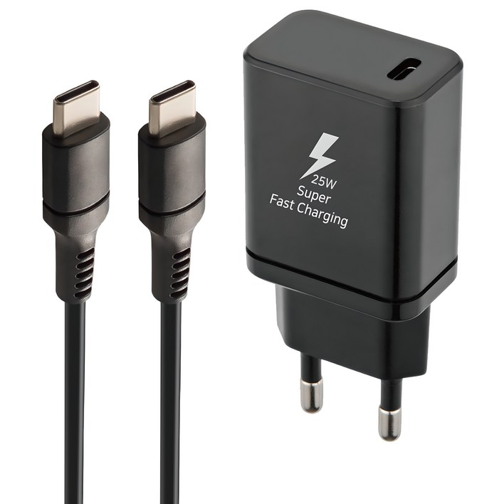 지파워 PD25W C타입 초고속 충전기  케이블 세트