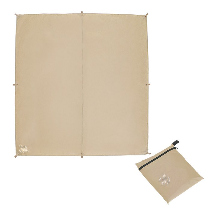 캠프빌리지 다용도 캠핑 내수압 4000 방수매트 그라운드시트  전용 수납가방