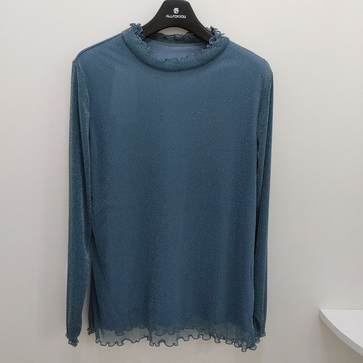 올포유 행복한백화점 올포유 가을 여성 메탈 레이어드 티셔츠 블루,카키  ALTHN7411