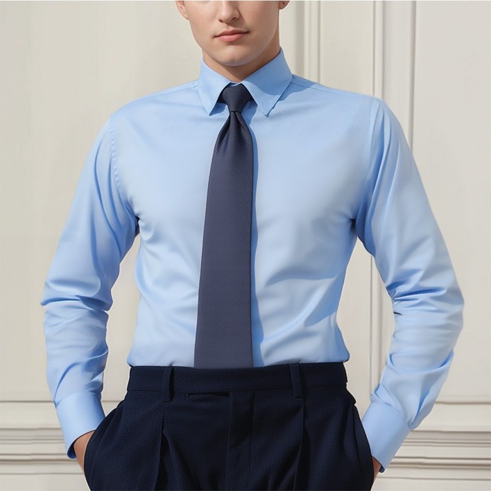 제임스핏 구김없는 링클프리 남자 하늘색 와이셔츠