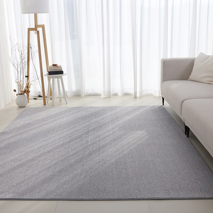 온결 먼지없는 워셔블 단모 사각 러그 카페트