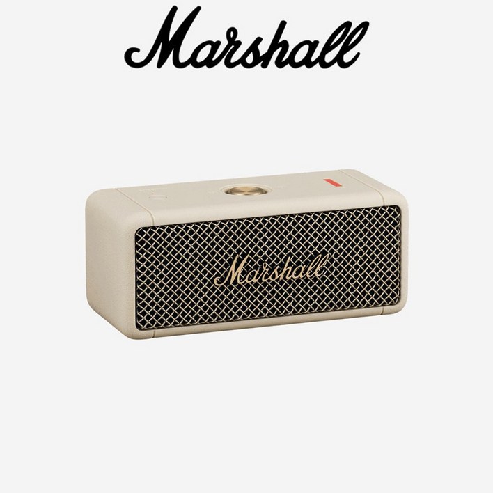 마샬 엠버튼2 블랙 화이트 Marshall Emberton II 블루투스 스피커, Cream 크림, 1개