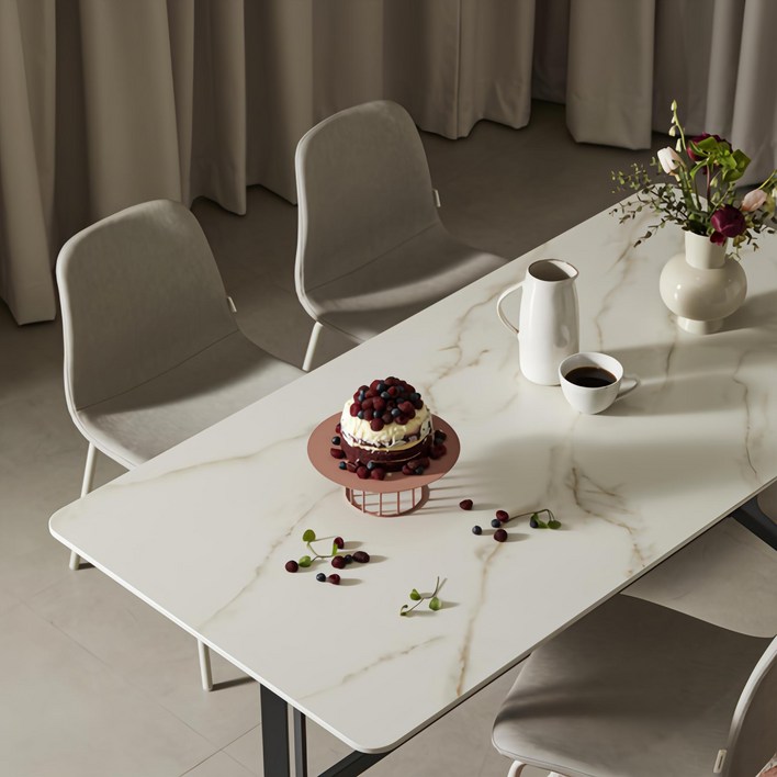 한샘 도노 어반 세라믹 식탁의자세트 4인용 방문설치