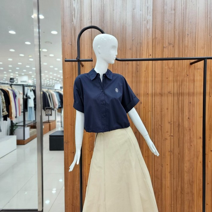 지컷 로고 스트링 블라우스 7225260603DJ 2011428