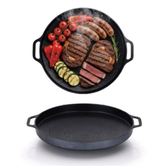 인덕션 OK 디앤빌 가정용 고기 불판 국내생산 초대형 그리들 팬보관가방 38CM, 1개, 38cm