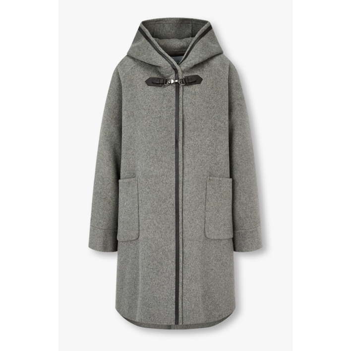 지컷울 블렌드 버클 디테일 후드 코트  7225416701 뉴코아일산