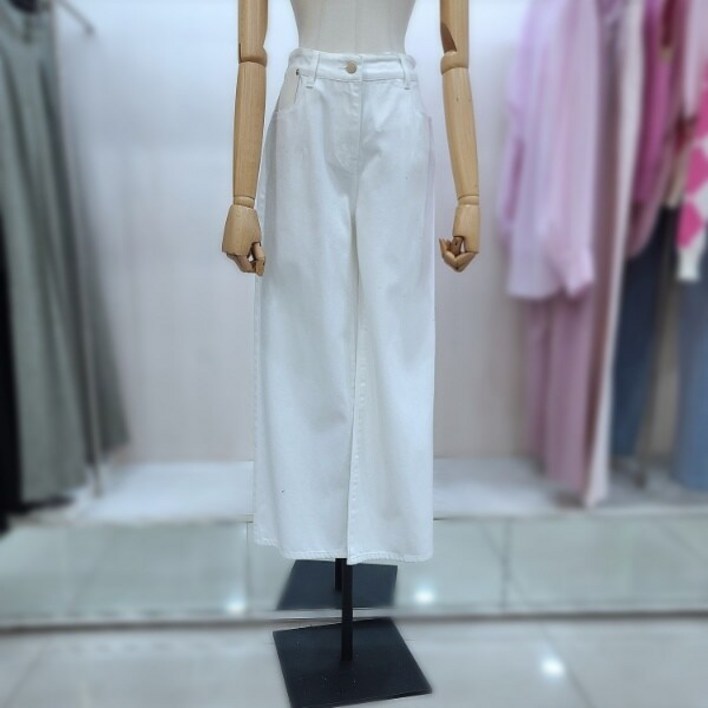 잇미샤 잇미샤  배색 포켓 와이드 데님팬츠(ITOADPT820)_DG