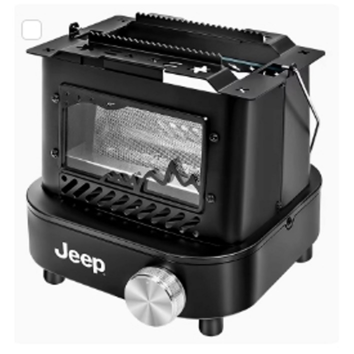 지프 JEEP 휴대용 가스 난방 스토브 캠핑용 난로 조리 라면 끓이기