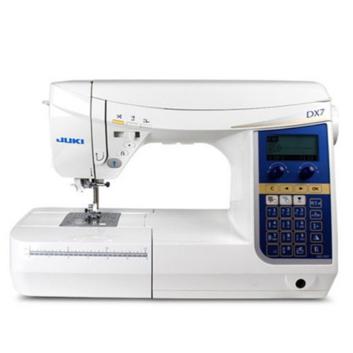 JUKI 주키 주끼 미싱 HZL-DX7 자동사절 무릎리프트 전자단추구멍 피봇