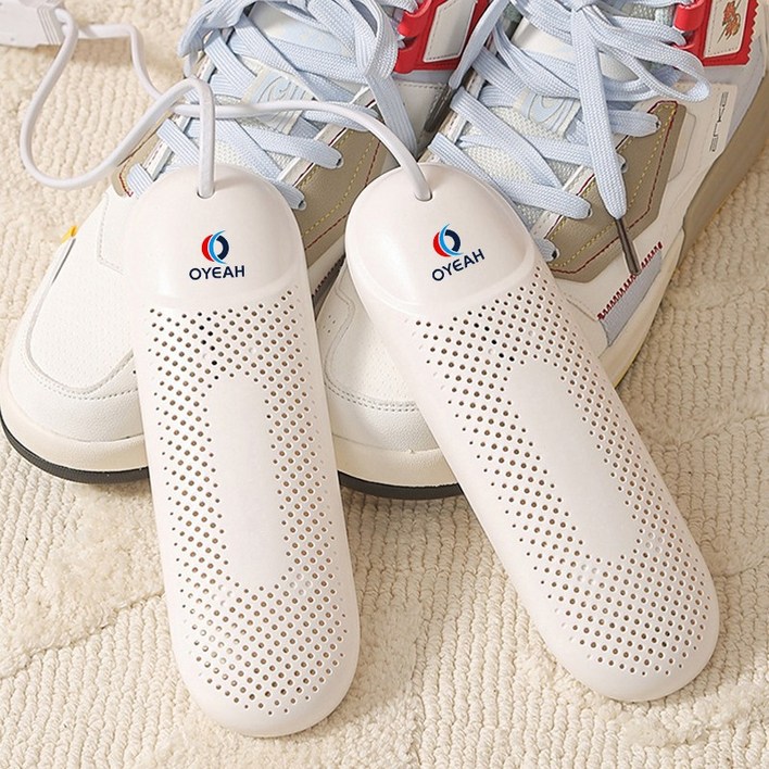 OYEAH 신발 건조기 흰색 타이밍 퍼플 드라이 신발건조기, 흰색, 20x6.5cm