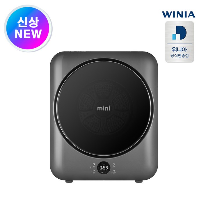 mini 미니 건조기 3kg 터치 실버 UV 반영구필터 아기옷 WWR03SGDV(A), WWR03SGDV(A), 실버