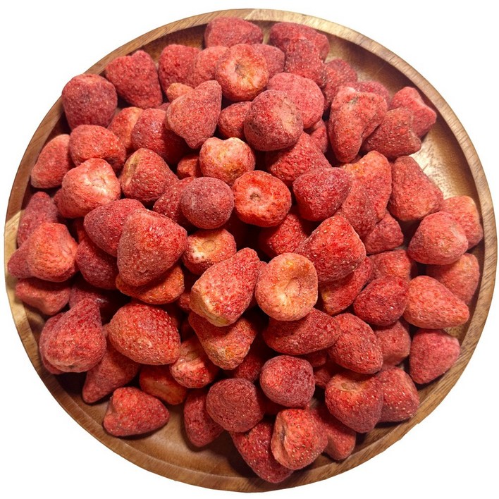 장수왕 딸기칩 25년도 생산 햇딸기 동결건조 과일칩 야채칩 건조딸기 건딸기