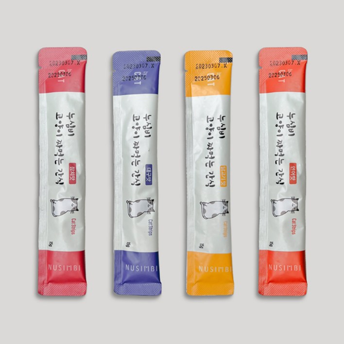 누심비 고양이 짜먹는 간식 길고양이 대용량 15g 3가지맛 90개, 참치맛, 대구맛, 연어맛, 15g, 90개 누심비 고양이 짜먹는 간식 길고양이 대용량 15g 3가지맛 90개, 참치맛, 대구맛, 연어맛, 15g, 90개