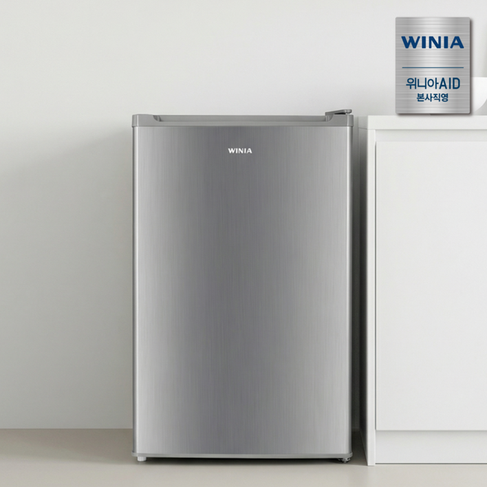 위니아 122리터 1도어 냉장고 RAE112TW1MT9 일반 원룸 가정용 사무실 오피스텔