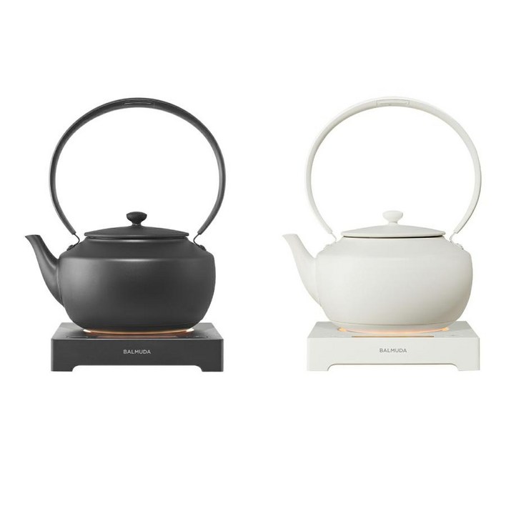 발뮤다 BALMUDA 문 케틀 KPT02JP 스테인리스 전기포트, 화이트