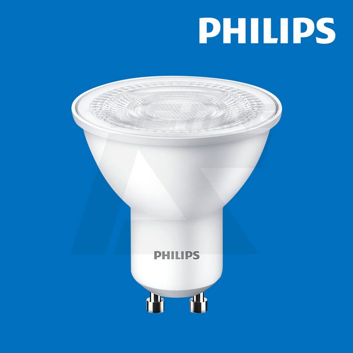 필립스 LED GU10 4.5W 220V 이케아 전구 호환, 주광색, 1개 필립스스마트전구