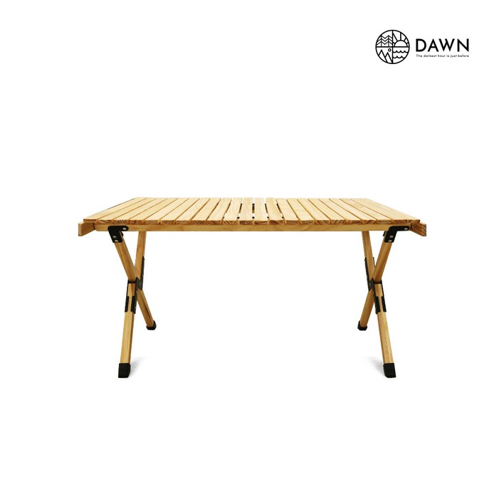 DAWN 캠핑 우드 접이식 롤 테이블