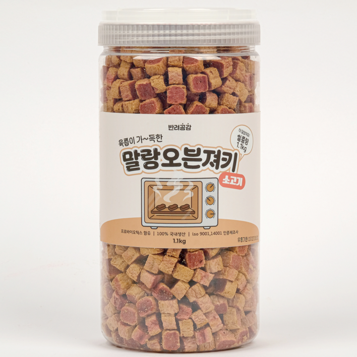 반려공감 강아지 간식 말랑 오븐져키