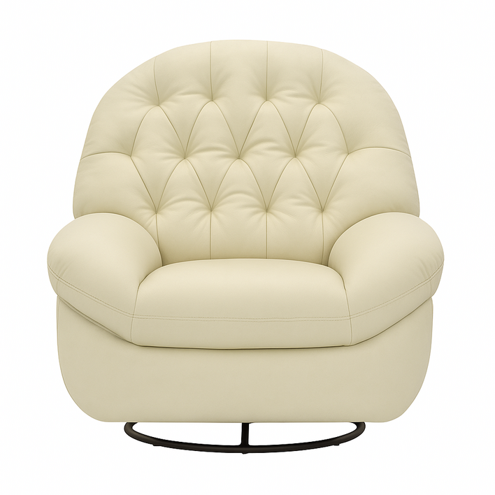 비브리옹 안락한 고양이 스크레치 방지 1인용 리클라이너 쇼파 소파 베드, 소프트 화이트