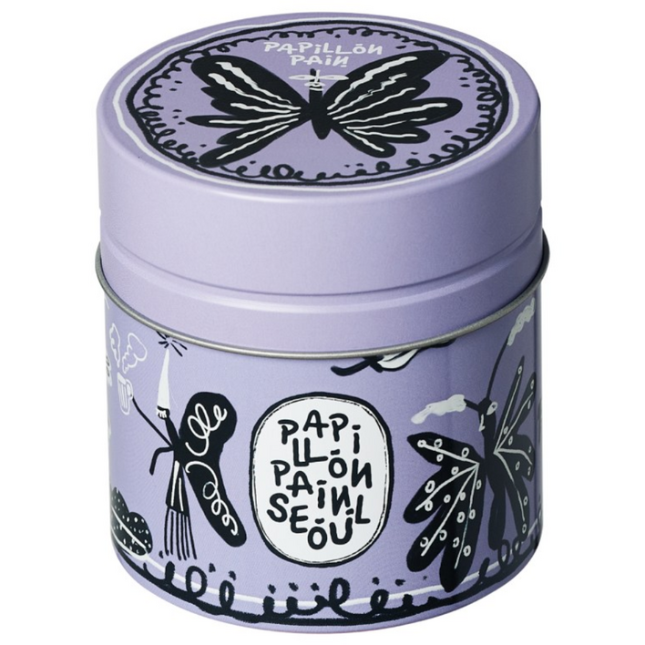 모스가든1919 원형 틴 케이스 S3type, 1개, 빠삐용빵