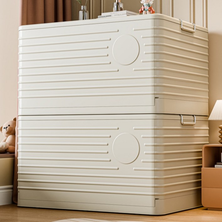 솔로스 크림풍 9사이즈 접이식 정리함  수납함 폴딩 리빙 박스