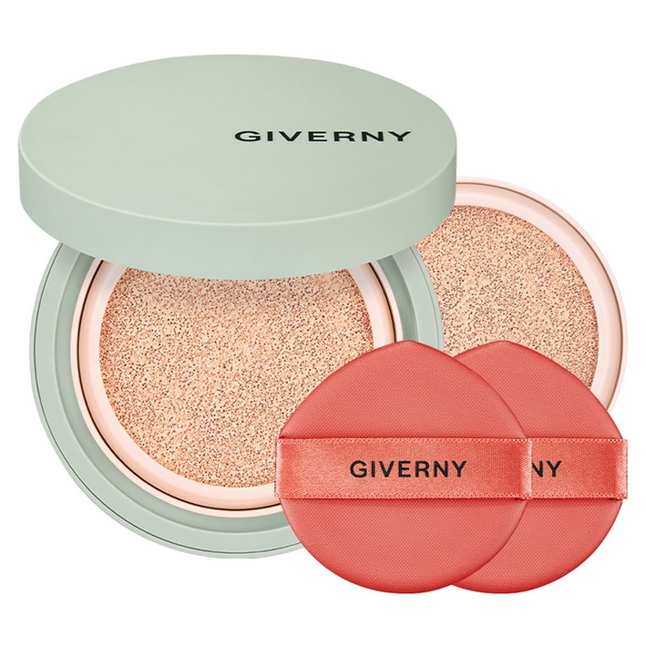 지베르니 밀착 커버 쿠션 파운데이션 본품 12g  리필 12g 세트