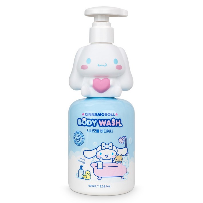 아텍스 유아용 시나모롤 약산성 바디워시 베이비파우더향, 400ml, 1개