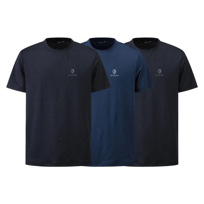 블랙야크 라운드 트리플 반팔티 3p 세트