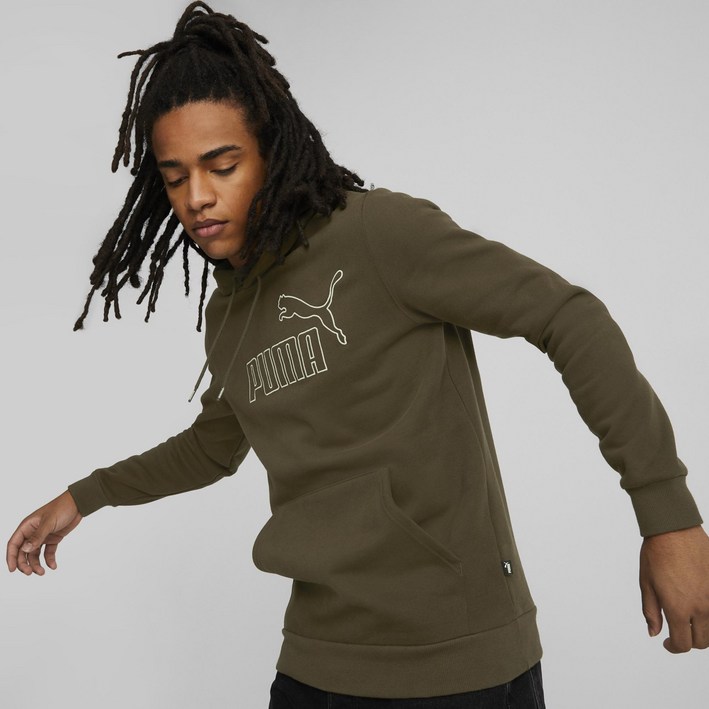 푸마 남성용 에센셜 엘리베이티드 후디 FL_ESS ELEVATED HOODIE FL