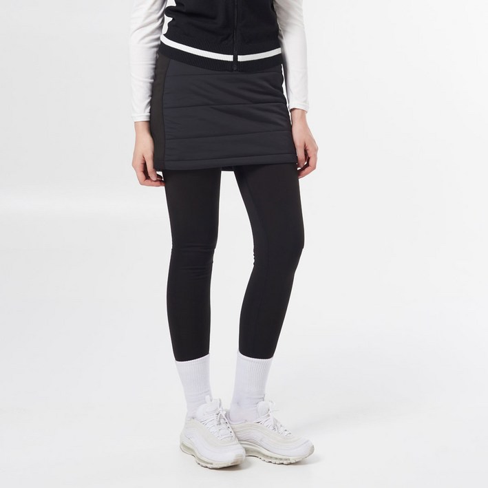 <투엘라> 여성 겨울 패딩 기모 치마 밴딩 레깅스 스커트