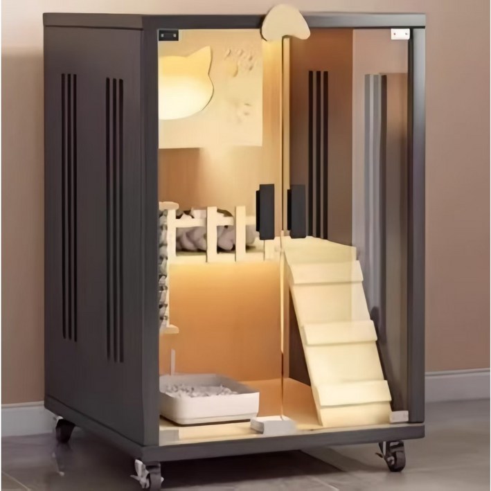 YAPOGI 고양이 빌라 올인원 고양이호텔 놀이터 빌라